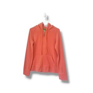 Earthtec Fleece Ultra Soft Plush Zip Up Hoodie Made From Recycled Materials Sz S